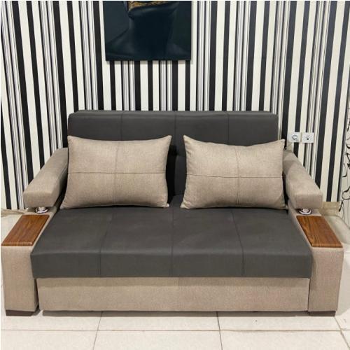 مبل تختخواب شو دو نفره آلما – دسته کنسولی